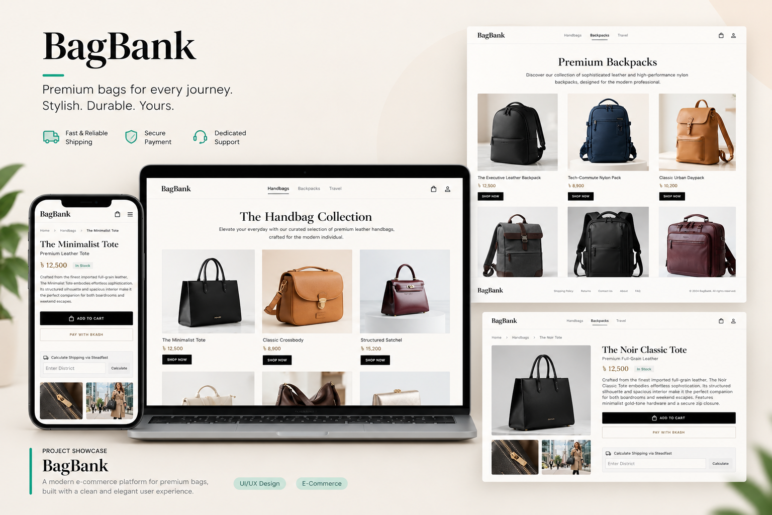 Bag Bank — E-Commerce Platform