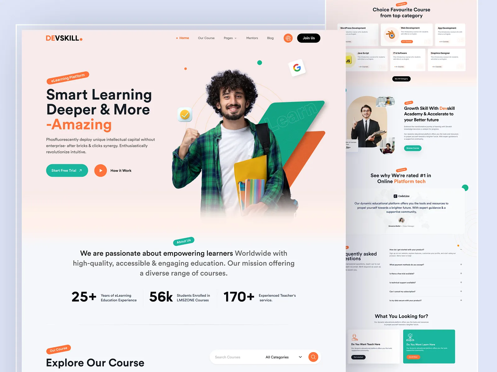 LMS Platform — UI Design