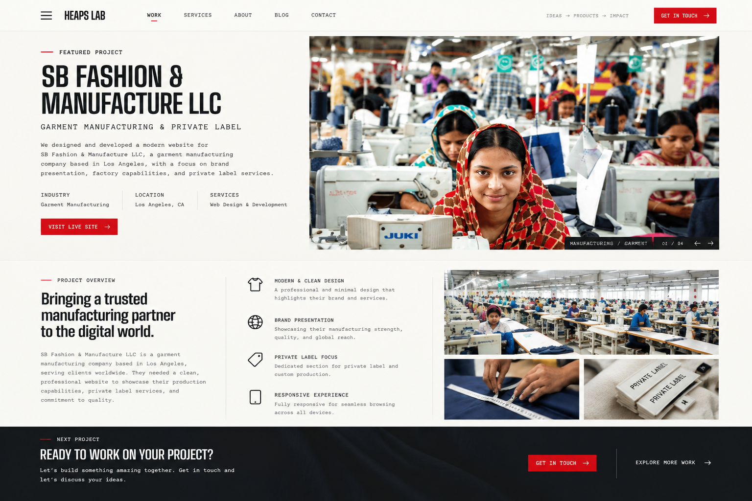 SB Fashion & Manufacture LLC — Marketing Campaign